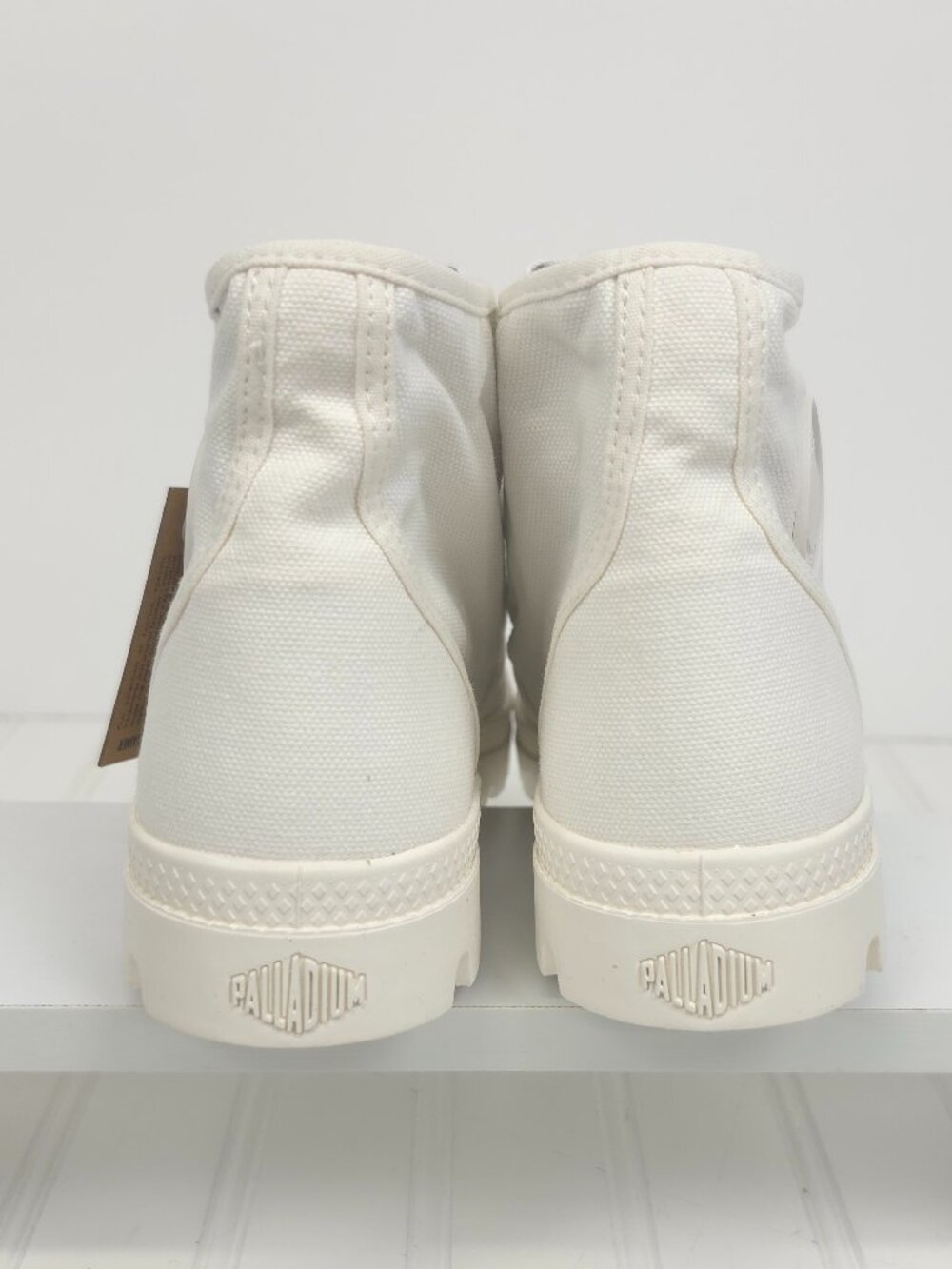 NIB Women's Palladium Pampa Hi Round Toe Lace Up Booties Star White Size 8.5 - Picture 8 of 11